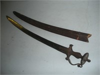 Vintage Sword W/Sheath   31 Inch Blade