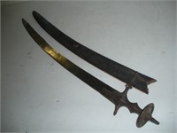 Vintage Sword W/Sheath   31 Inch Blade