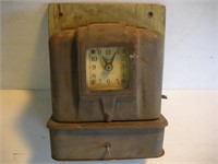 Vintage Simplex Time Clock 9x5x10 Inches