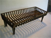 Cast Iron Fireplace Grate  30x15x9 Inches
