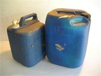 (2) Fluid Containers - Largest 16 Inches Tall