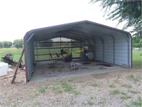 Carport 21ft x 18ft x 8ft w/sides