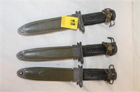 3pc M8 - A1 Bayonets