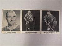 MONTREAL CANADIENS 1966 COKE CARDS LOT OF 3