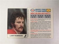 LARRY ROBINSON 1982 ESSO STAR UNSCRATCHED