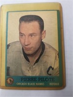 PIERRE PILOTE EARLY 1960S TOPPS CARD