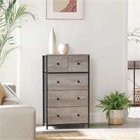 SONGMICS Rustic Drawer Dresser, Storage Dresser