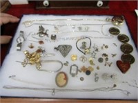 Showcase of Jewelry.