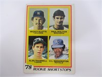 1978 Topps Paul Molitor and Alan Trammell RC #707