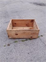 Wood crate.