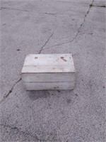 Wood crate/ Toy Box. w/lid.