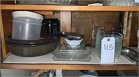 Shelf of Glassware, Other Kitchen Items