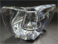 Daum France Crystal Centerpiece Crystal Vase