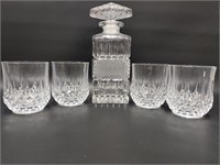 Decanter & Crystal Whiskey Glasses