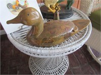 wooden duck