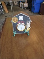 becks hybrids barn clock