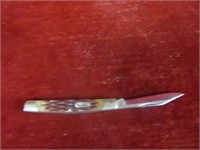 Vintage Buck Pocket knife bone scales.