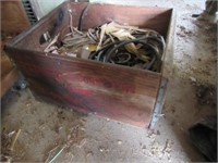 wooden dairy crate