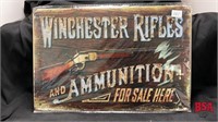 Winchester rifles,  tin sign