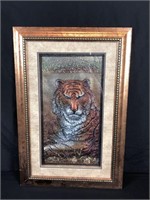 3D Tiger Framed Photo