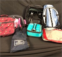 Assorted Backpacks and Lunchboxes