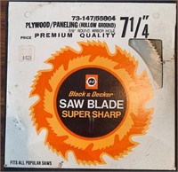 NEW Black & Decker 7 1/4" Saw Blade