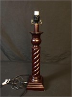 Brown Helix Styled Lamp