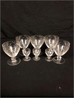 Assorted Glass Cups