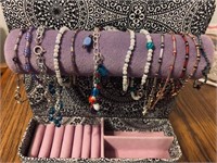 Jewelry Display and 13 bracelets