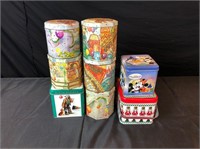 Lot of 8 Collectible Tins