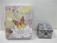 12"x 14"x 3" Butterfly Box & 6"x6"x5" Box