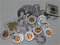 Assorted Novelty Token & Coins As Shown