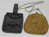 Two Vintage Beaded Eveneing Bags
