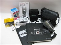 Assorted Vintage Cameras & Photo Accessories
