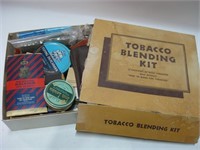 Box W/Vintage Tobacco Products Inside
