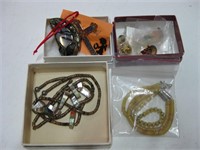 Assorted Vintage Jewelry & Pins As Shown