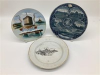 3 World's Fairs Souvenir Plates