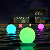 LOFTEK LED Floating Pool Lights 16-inch