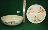 Jewel tea bowl & cake plate