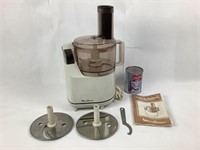 Robot culinaire Moulinex vintage, fonctionnel