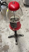 37IN GUMBALL MACHINE ON IRON BASE