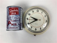 Horloge Westclox vintage (Non-fonctionnelle)