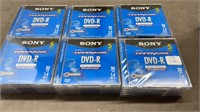 30 NEW SONY DVD-R HANDYCAM RECORDABLE DISCS