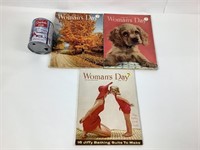 3 revues vintage Woman's Day 1951-53