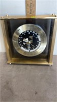 VINTAGE BRASS SEIKO QUARTZ WORLD AIRPLANE CLOCK