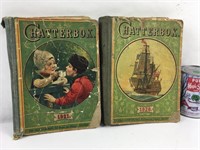 2 livres anciens Chatterbox 1921 et 1928