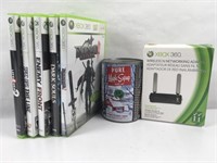5 jeux de Xbox360 dont Dark Souls & adaptateur