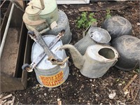 Watering Cans, Mop bucket, Planters, Etc