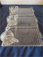 Vintage smoke and sip trays (3)