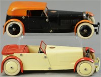 TWO MECCANO AUTOS - CONVERTIBLE & SEDAN